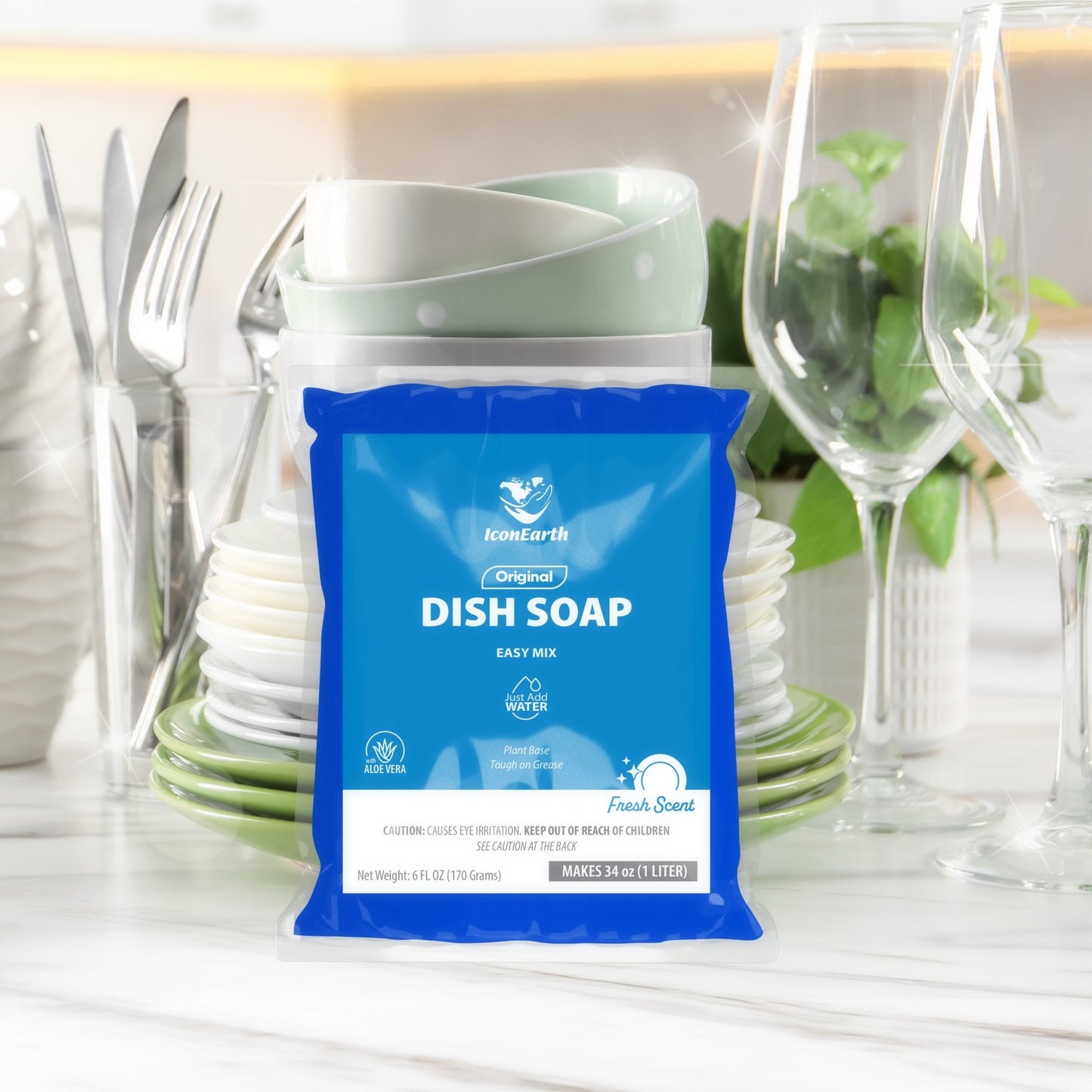 Fresh Scent Dish Soap Kit - Icon Earth